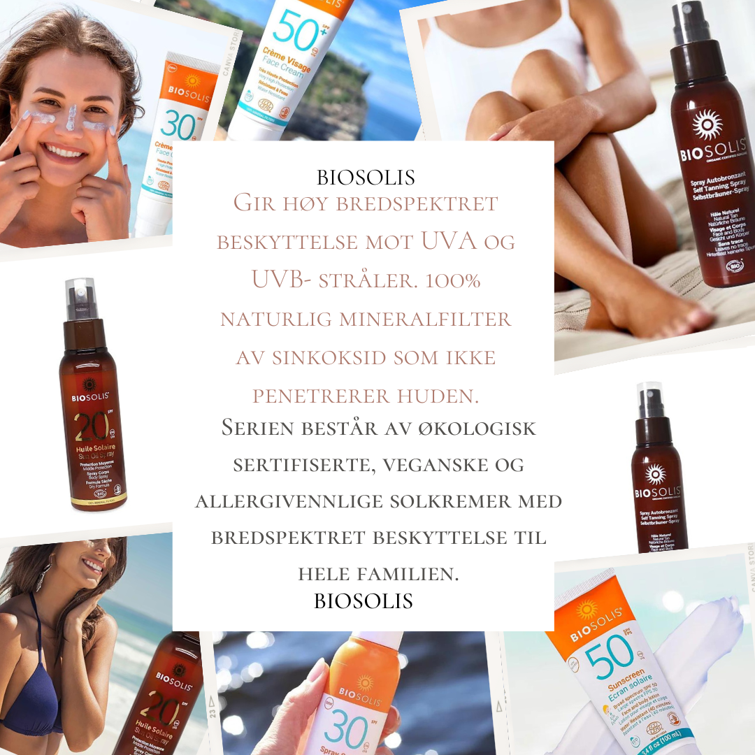 Biosolis Naturlig Solbeskyttelse og Self-Tanning