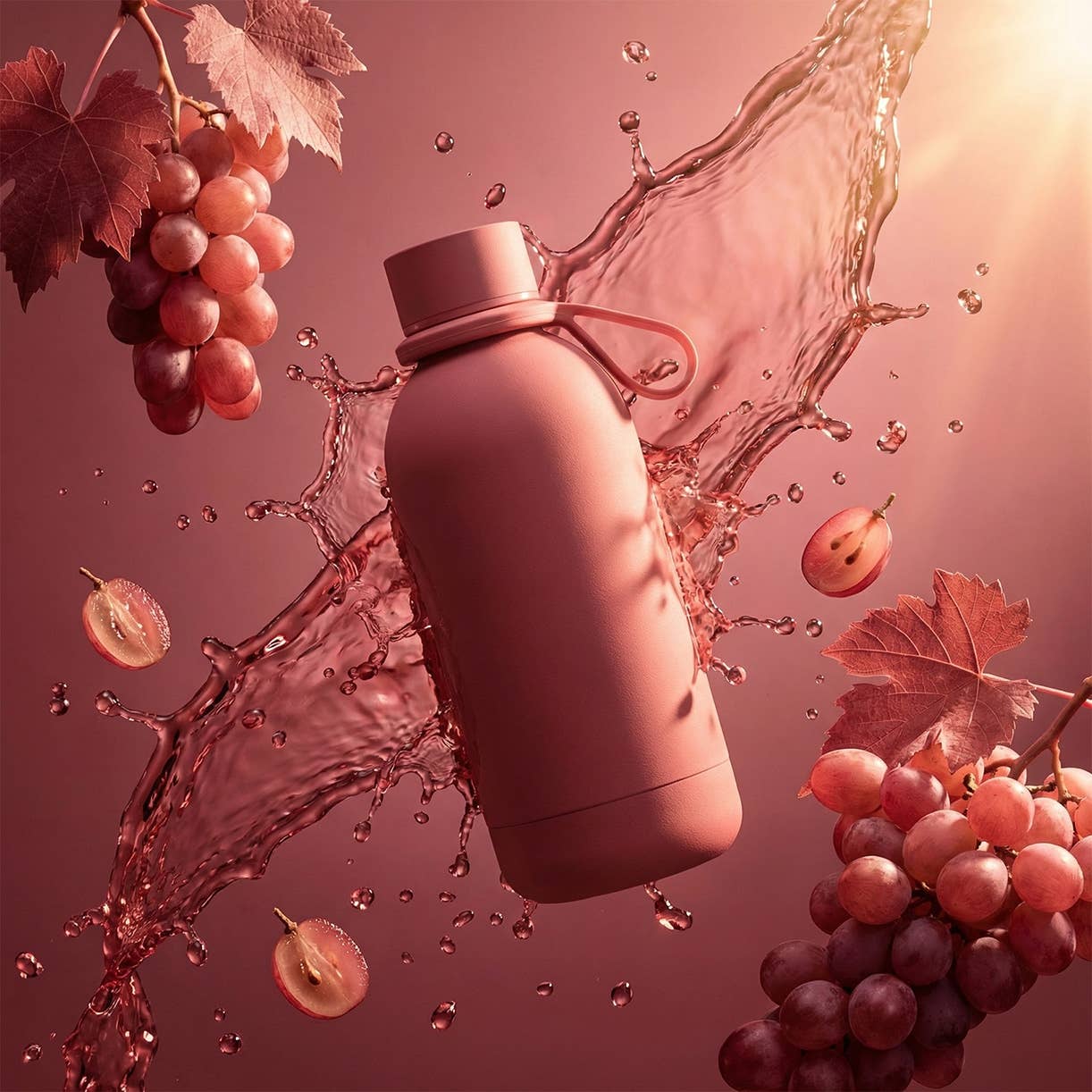 500ml-Rosato-Insulated bottle - Blush ceramic