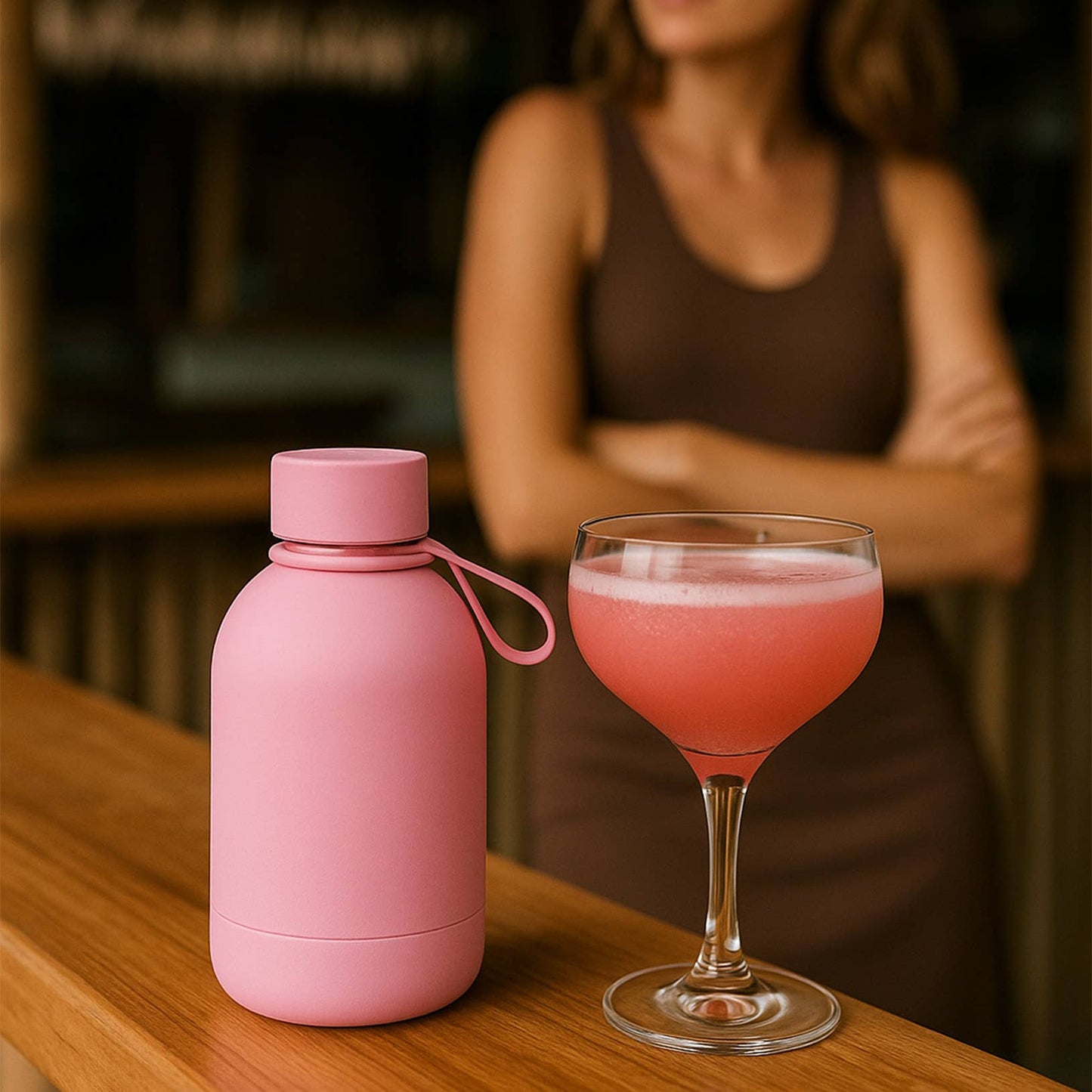 Cosmopolitan Isolert flaske – Blush – Keramisk – 350 ml