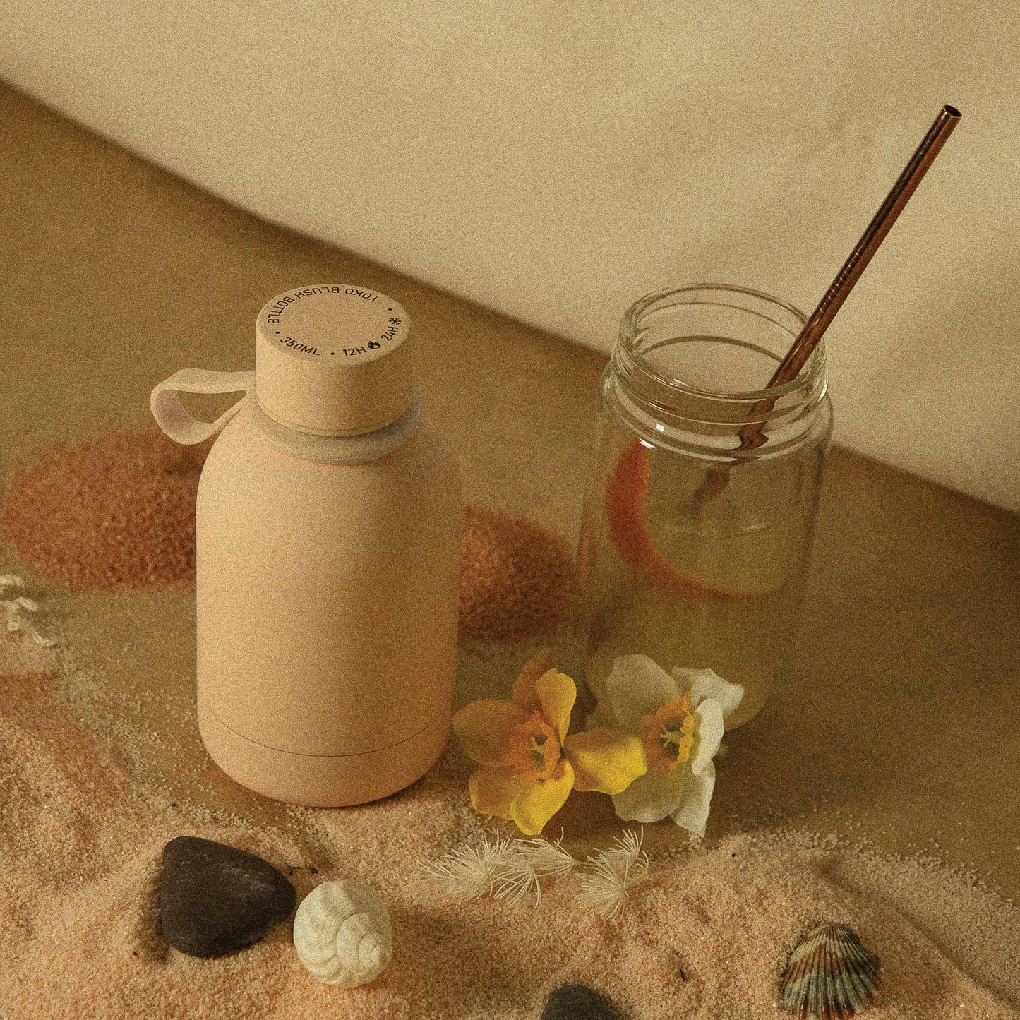 Insulated bottle - Blush - Ceramic -  Mimosa - 350ml