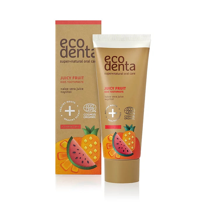 ECODENTA Organic Juicy Fruit Kids Toothpaste (uten fluor)