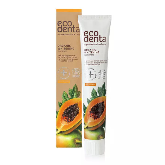 ECODENTA Organic Whitening Toothpaste Papaya (med fluor)