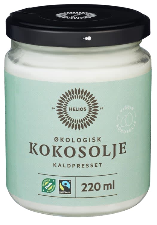 Kokosolje Ex Virgin Økol 220ml Helios