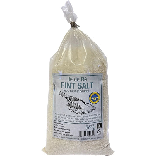 Biogan 100% Celtic Salt - Fint, Naturlig, Ubehandlet, Uraffinert Salt 800g